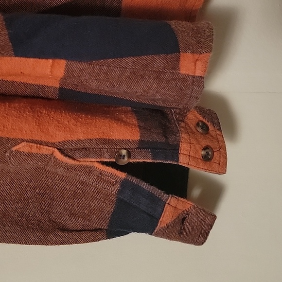 Burnt orange flannel - Picture 6 of 7